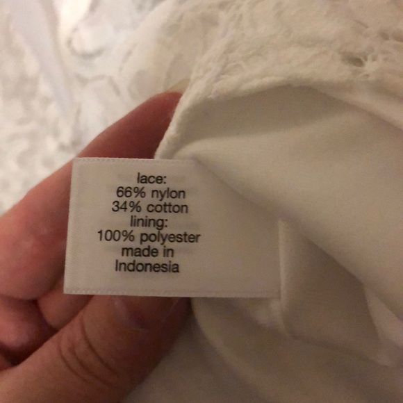 Lane Bryant White Lace Midi Dress - Picture 5 of 6